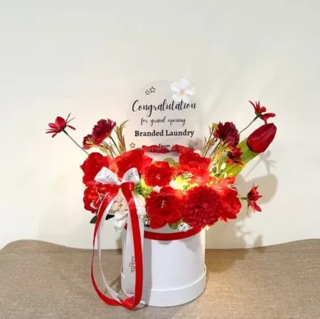 Bloom Box Akrilik Ucapan Grand Opening Kota Pekalongan